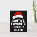 Search for funny hockey christmas cards Coach
