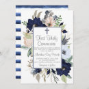 Search for blue first communion invitations Holy