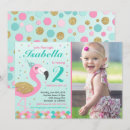 Search for luau 1st birthday invitations Flamingo