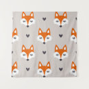 Search for cute cartoon fox art Pattern