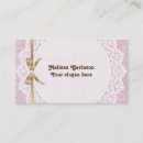 Search for doily business cards Pink