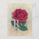 Search for rose monogram postcards Floral