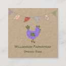 Search for egg business cards Farmers market