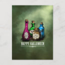 Search for potion bottles postcards Halloween
