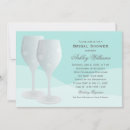 Search for wine glass bridal shower invitations Elegant