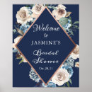 Search for navy blue and rose gold posters Welcome