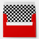 Search for red white gingham envelopes Chequered
