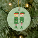Search for elves christmas tree decorations Red