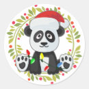 Search for cute panda stickers Funny christmas
