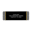 Search for diamond return address labels Black and white