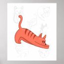 Search for cat stretching posters Kitten