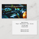 Search for motorcycle business cards Mechanic