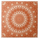 Search for orange mandala tiles Circle