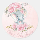 Search for cute cartoon elephant stickers Elephant baby shower