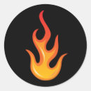 Search for flaming hot stickers Black