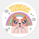 Search for funny greeting stickers Rainbow