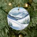 Search for skiing christmas tree decorations Mountain