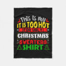Search for ugly christmas sweater blankets Dabbing santa claus