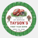 Search for football game day stickers First year down