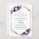 Search for purple rose wedding invitations Modern