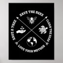 Search for save the bees posters Vegan