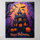Search for scary trees posters Haunted house