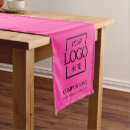Search for business logo table runners Your logo here