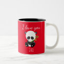 Search for i love panda mugs Black