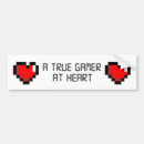 Search for pixel bumper stickers Gamer