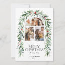 Search for garland christmas cards Handwritten script calligraphy