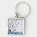 Search for fish swimming key rings Blue
