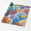 Search for coral reef wrapping paper Nautical