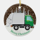 Search for trash truck christmas tree decorations Dump