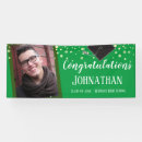 Search for green graduation banners College