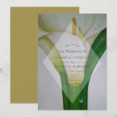 Search for arum cards invites Calla lily