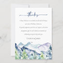 Search for mountain thank you cards Dusty blue