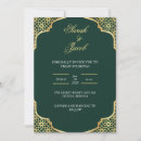 Search for emerald green black white invitations Trendy