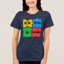 Search for red blue green yellow tshirts Autism