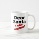 Search for dear santa i can explain mugs Naughty