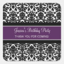 Search for purple name tags stickers Birthday