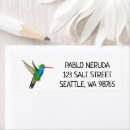 Search for hummingbirder return address labels Modern