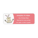Search for rabbit return address labels Cartoon