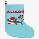 Search for shark christmas stockings Fish