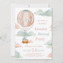 Search for cloud gender reveal invitations Watercolor
