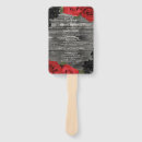 Search for rustic wedding hand fans Botanical