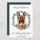 Search for german shepherd christmas cards Pet