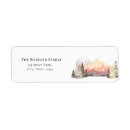 Search for mountains return address labels Calligraphy