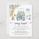 Search for drive by baby shower invitations Watercolor