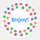 Search for star circle stickers Blue