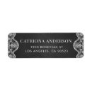 Search for rustic lace wedding return address labels Chalkboard